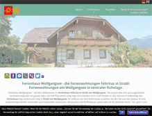 Tablet Screenshot of ferienhaus-wolfgangsee.at